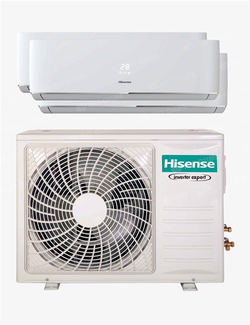 Aparat aer conditionat de perete Hisense 3AMW52U4RJC + 3 x DJ25LE0BG