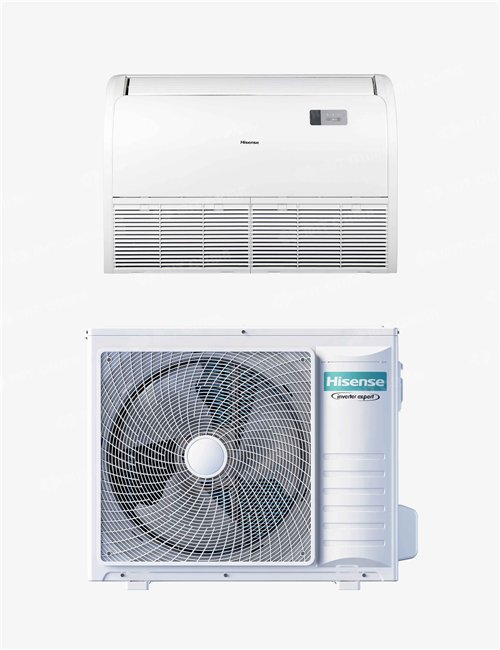 Aparat aer conditionat tip podea-tavan Hisense AVT60UR4RB8 + AUW60U4RK8 21000 BTU, Inverter, Clasa A++/A+, R32