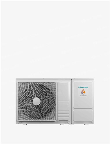 Unitate externa tip pompa de caldura monobloc Hisense AHZ-080HCDS1, Inverter, Clasa A+++ incalzire, R32