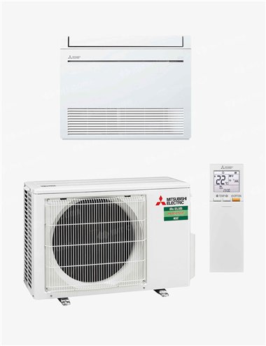 Aparat aer conditionat tip pardoseala Mitsubishi Electric MFZ-KT25VG + SUZ-M25VAVA 9000 BTU, Inverter, A++/A+, R32