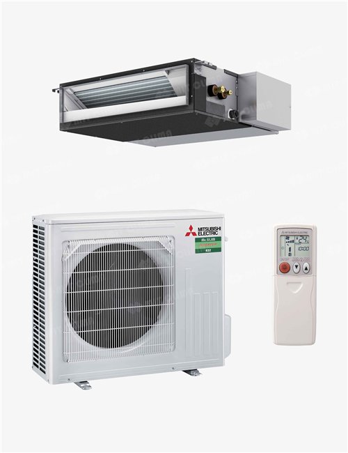 Aparat aer conditionat tip duct Mitsubishi Electric SEZ-M50DA2 + SUZ-M50VA 18000 BTU, Inverter, A+/A+, R32, Wi-Fi optional