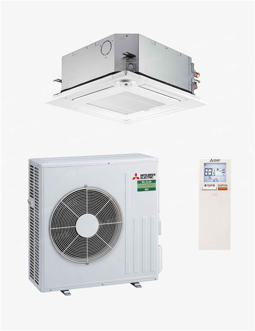 Aparat aer conditionat tip caseta 4 directii Mitsubishi Electric SLZ-M60FA2 + SUZ-M60VA 21000 BTU, Inverter, A++/A+, R32