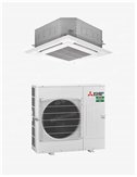 Aparat aer conditionat tip caseta 4 directii Mitsubishi Electric PLA-M100EA2 + PUZ-M100VKA2 34000 BTU, A++/A++, R32