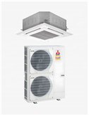 Aparat aer conditionat tip caseta Mitsubishi Electric PLA-M125EA2 + PUHZ-SHW140YHA 42000 BTU, R410A, Wi-Fi ready
