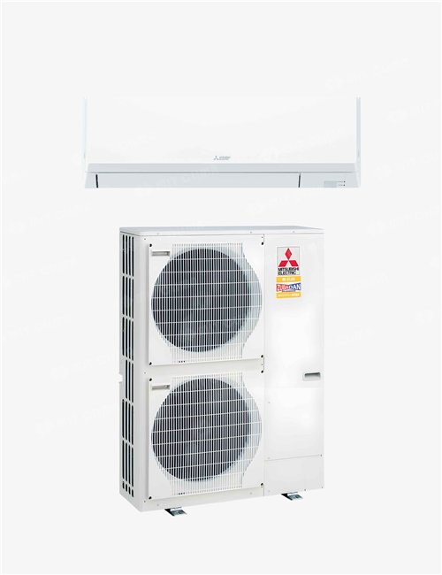 Aparat aer conditionat de perete Mitsubishi Electric, 34000 BTU, PKA-M100KAL2 + PUHZ-SHW112VHA, Inverter, A/A, R410A