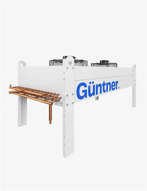 Condensator Guntner Flat COMPACT GFHC, Agent frigorific Fluid, Capacitate 5-350 kW, Orizontal