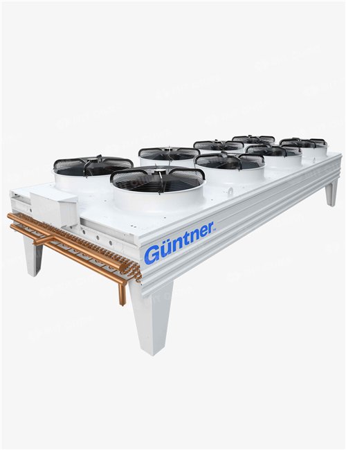 Condensator Guntner Flat VARIO GOVH, Agent frigorific HFC, Capacitate 13-1456 kW, Orizontal