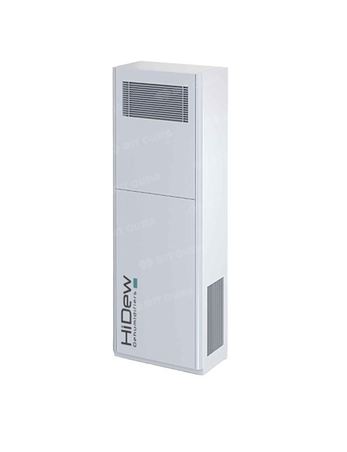 Dezumidificator carcasat HiDew DVS, montaj vertical, ideal pentru centre wellness, SPA si zone cu umiditate mare