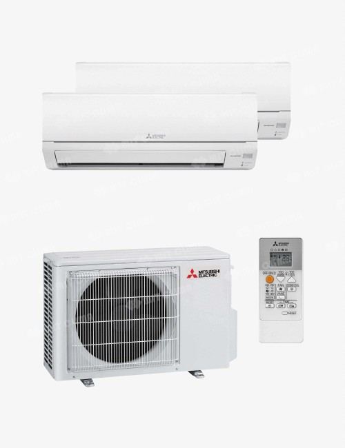 Aparat aer conditionat multisplit Mitsubishi Electric 2 unitati interne MXZ-2HA40VF + 1 x MSZ-DW25VF + 1 x MSZ-DW35VF