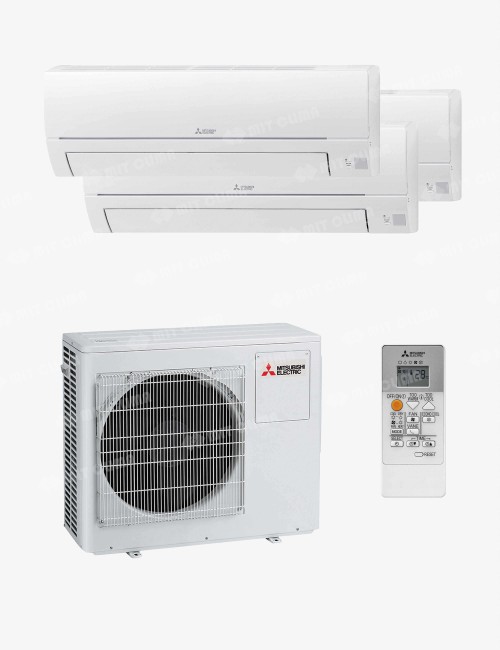 Aparat aer conditionat multisplit Mitsubishi Electric 3 unitati interne MXZ-3HA50VF + 2 x MSZ-HR25VFK + 1 x MSZ-HR35VFK