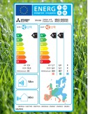 Aer conditionat Mitsubishi Electric MSZ-LN25VG2R + MUZ-LN25VG2 9000 BTU, Inverter, A+++/A+++, conexiune Wi-Fi