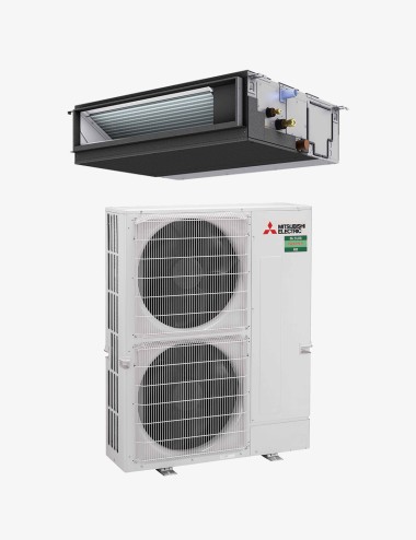 Aparat aer conditionat tip duct Mitsubishi Electric PEAD-M140JA2 + PUZ-M140VKA2 48000 BTU, Inverter, R32, Wi-Fi optional