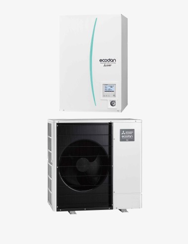Pompă de căldură split aer-apă Mitsubishi Electric 10 kW PUZ-SWM100YAA + Hydrobox ERSF-VM2E