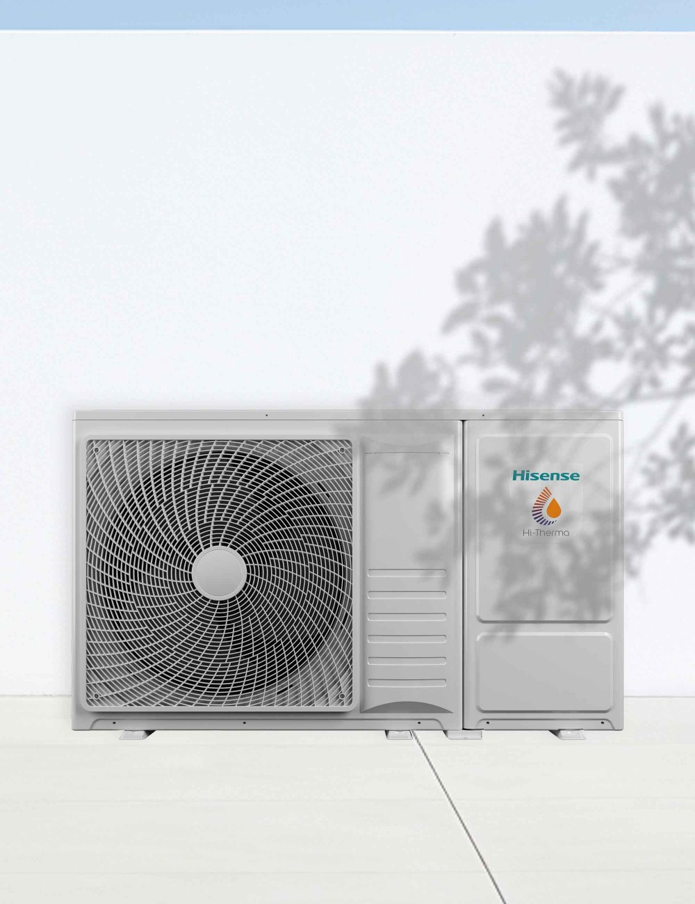 Unitate externa tip pompa de caldura monobloc Hisense AHZ-044HCDS1, Inverter, Clasa A+++ incalzire, R32