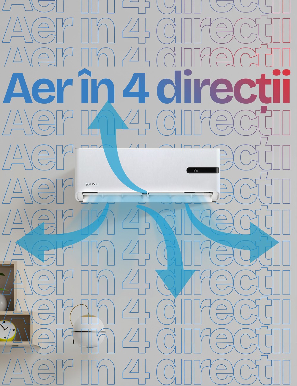 Aer Condiționat HAVA HMI-09CM 9000 BTU Inverter | MIT Clima